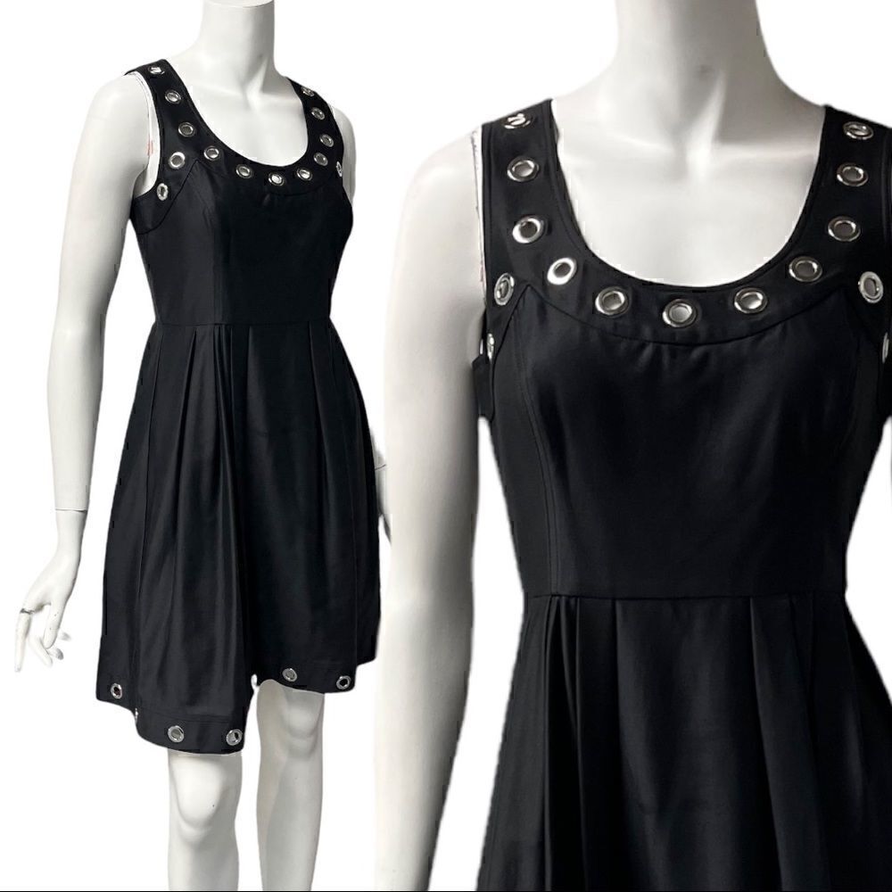 Calvin Klein Black Sleeveless Gromit Dress‎